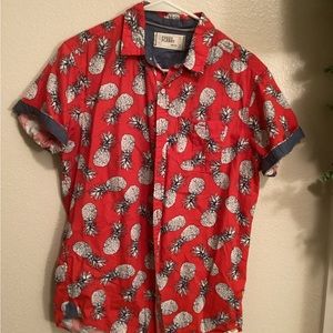 Men’s Free Planet Button Down Shirt